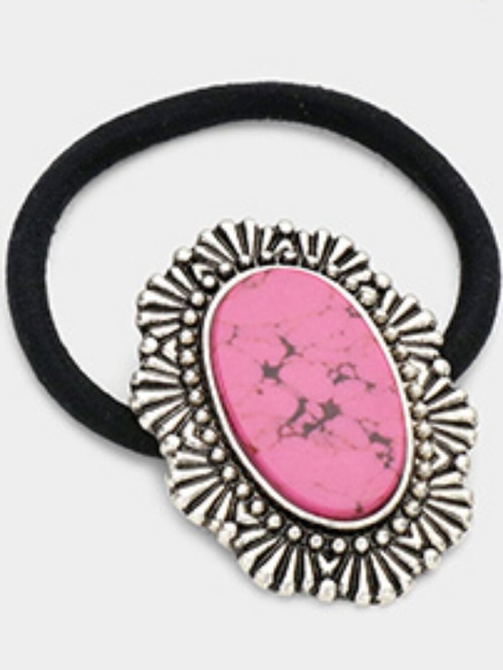 Oval Natural Stone Stretch Hairband